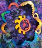 Solar system stacker play set, stackers, montessori toys, back to school, wooden planets - Image 2