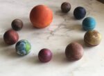 XL Wooden Solar System Set | Labeled Wood Montessori Handpainted Toys Names Wooden Waldorf, Study, Planets Space Galaxy - Image 6