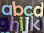 Handmade Wool Felt Alphabet Set, Educational Learning Toy - Image 3
