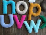 Handmade Wool Felt Alphabet Set, Educational Learning Toy - Image 4
