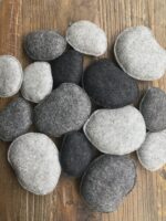 Felt Campfire Set, Wool Pretend Play Flame, Logs & Stones - Image 4