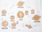 Large Wooden Solar System Wall Decor, Space Nursery Art, Montessori Learning Toy, Kids Room Wall Art, Planet Stickers, Future Astronaut Gift - Image 5