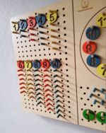 LiL HOUSE kids activity board, L size; Busy board;Busyboard;Activity board;Montessori toy;Activity toy;Geoboard;Geo board;Pegboard;Peg board - Image 4