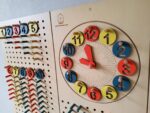 LiL HOUSE kids activity board, L size; Busy board;Busyboard;Activity board;Montessori toy;Activity toy;Geoboard;Geo board;Pegboard;Peg board - Image 3