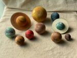 XL Wooden Solar System Set | Labeled Wood Montessori Handpainted Toys Names Wooden Waldorf, Study, Planets Space Galaxy - Image 2