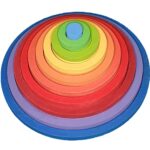 Montessori Concentric Circle Toy – 19 pcs | Imaginative Open-Ended Play for Toddlers