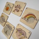 Permanent calendar for children made of wood according to Montessori and Waldorf for home or kindergarten - Image 6