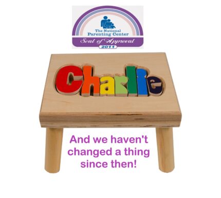 Wooden Name Stool ~ Personalized Baby Toddler Gift ~ Child Name Stool Bench ~ Custom Puzzle Stool ~ Montessori Toys ~ New Mom Gift
