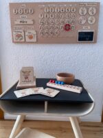 Permanent calendar for children made of wood according to Montessori and Waldorf for home or kindergarten - Image 2