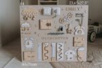 Personalized Montessori Busy Board: Toddler Sensory Learning Toy - Image 5