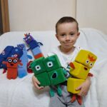 Numberblocks Plush Toy Set: Soft Math Learning Cubes, 3" Square