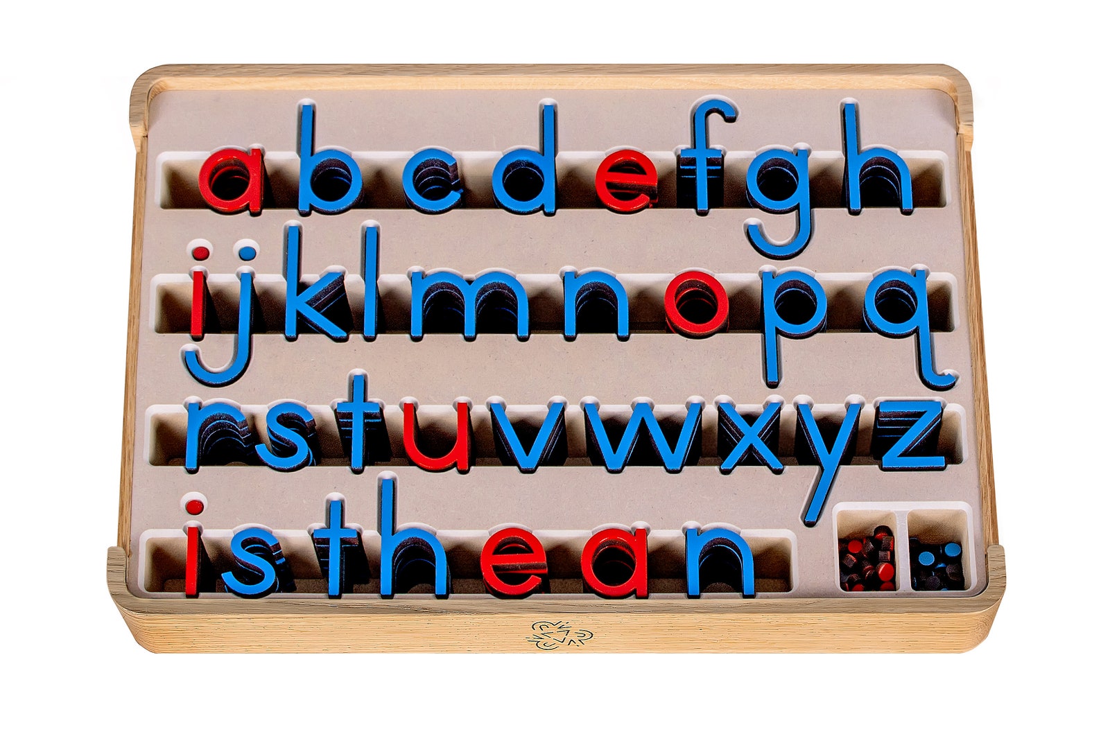il_1588xN.4386868738_2y1z.jpg Movable Alphabet. English. Small letters. Montessori method of education - Image 1