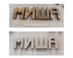 Oak Wood Russian Alphabet Lowercase Letters ABC Learning Toy Wood Letters Russian Language Christmas Gift for kids Baby Shower gift idea - Image 5