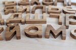 Oak Wood Russian Alphabet Lowercase Letters ABC Learning Toy Wood Letters Russian Language Christmas Gift for kids Baby Shower gift idea - Image 2