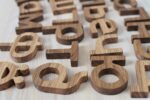 Oak Wood Russian Alphabet Lowercase Letters ABC Learning Toy Wood Letters Russian Language Christmas Gift for kids Baby Shower gift idea - Image 3