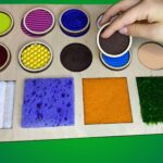 Sensory Toy Texture Board: Montessori Sorting Play with Varied Textures for Tactile Stimulation