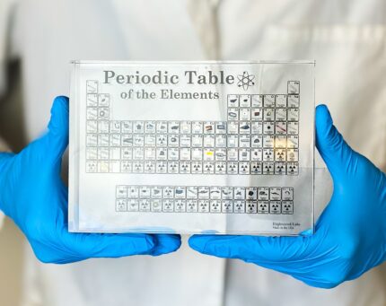 Periodic Table of Elements 85 Real Element Display Premium acrylic gift for scientist memorabilia science experiment chemistry table decor