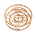 Wooden Montessori Toy Rings, Stackable Wood Circles, Educational Toys for Child Development, Toddler Games, Fine Motor Skills - Image 5