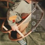 Wooden Montessori Toy Rings, Stackable Wood Circles, Educational Toys for Child Development, Toddler Games, Fine Motor Skills - Image 2
