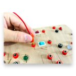 Wooden Circuit Board Toy | STEM Electronics Learning Board for Kids