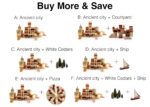 Sensory Toys, Building Blocks Set "Italy. Acient City", Wooden Toys, Montessori Toys, Educational Toys, Pretend Play, Waldorf Toys - Image 3