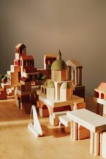 Sensory Toys, Building Blocks Set "Italy. Acient City", Wooden Toys, Montessori Toys, Educational Toys, Pretend Play, Waldorf Toys - Image 4