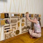 Large Busy Board Preschool Wall Toys For Fine Motor Skills And Concentration Special Needs Sensory Wall Panel Back To School SEN Toys