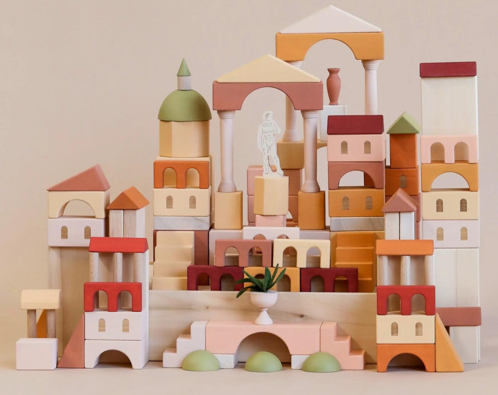 il_1588xN.6222937031_n57u.jpg Sensory Toys, Building Blocks Set "Italy. Acient City", Wooden Toys, Montessori Toys, Educational Toys, Pretend Play, Waldorf Toys - Image 1