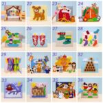Montessori Materials, Sensory Board, Quiet Book Pages (Set of 68 Pages) MiniMoms - Image 6