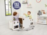 Montessori Play Table Chair Set: Writable Activity Table with Toy Storage - Image 4