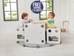 Montessori Play Table Chair Set: Writable Activity Table with Toy Storage - Image 3