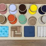 Montessori Sensory Texture Board: Tactile Learning Toy for Toddlers