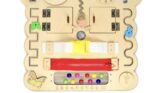 Personalized Name Puzzle & Custom Busy Board - Unique Baby Gift for Newborn Boys, 1st Birthday, Easter Toddler Activity Toy, Safe Non-Toxic - Image 6