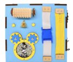 Busy Cube for Kids – Educational Toy with Buttons, Locks, Gears, and Puzzles for Motor Skill Development, Fine Motor Coordination. - Image 6