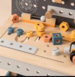 Wooden Tool Workbench Toy Set: Montessori Construction Gift - Image 5
