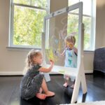 Peek-A-Boo Transparent Adujstable Height Art Easel