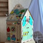 Montessori Busy House: Sensory Activity Cube for Toddlers
