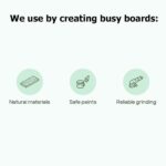 Busy Board for Babies - Sensory Learning Toy, Interactive Wooden Activity Board to Enhance Fine Motor Skills, Hand-Eye Coordination. - Image 5