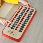 Interactive Alphabet Learning Board, Montessori Sensory Toy, LED Light - Image 6