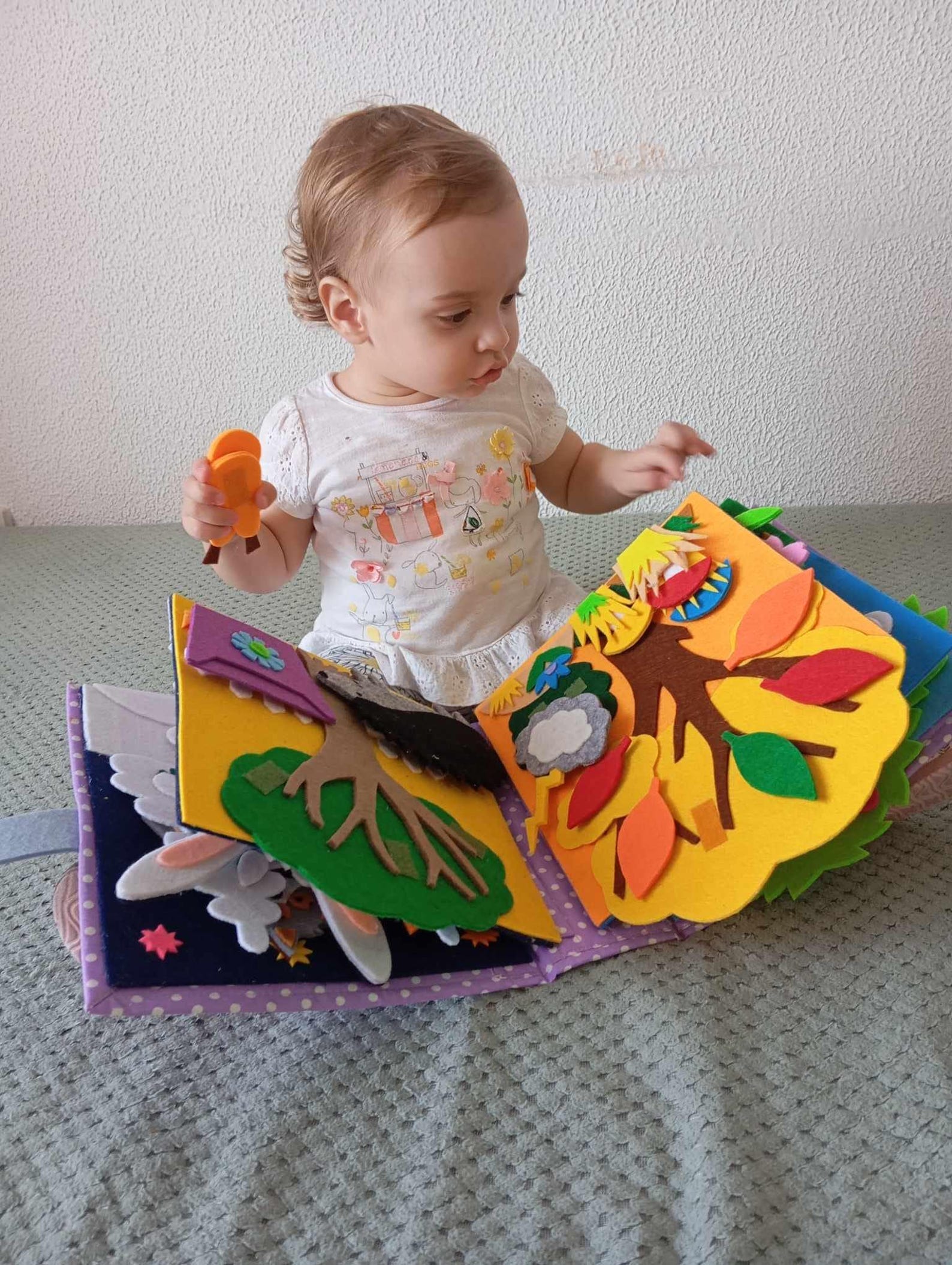 il_1588xN.6714470231_4h85.jpg Personalized Four Seasons Quiet Book, Montessori Felt Busy Book, Toddler Travel Activity Toy, Gift for Kids Age 2-6 - Image 1