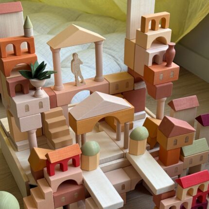 Building Blocks For Kids, Educational Toys, Pretend Play Set, Sensory Toys, Waldorf Toddler Toys