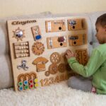Montessori Busy Board – Baby Sensory Activity Fine Motor Skills Toy (19"x24")