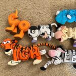 Lot of PBS Word World Replacement Stuffed Plush Magnetic Pull Apart Letters Toy Magnets Letters Zebra Animal Wordworld