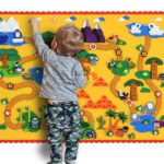 Safari Felt Board with Quiet Book, 280 Velcro toys, Montessori Activity Toy Set, Educational gift for a child, 2-8 years old, early learning