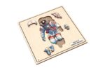 Astronaut Spacesuit Puzzle: Montessori STEM Learning with Nomenclature Cards - Image 2