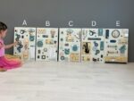 Wooden Montessori Wall Busy Board, Sensory Activity Panel for Toddlers, Playroom Learning Wall Toy - Image 6