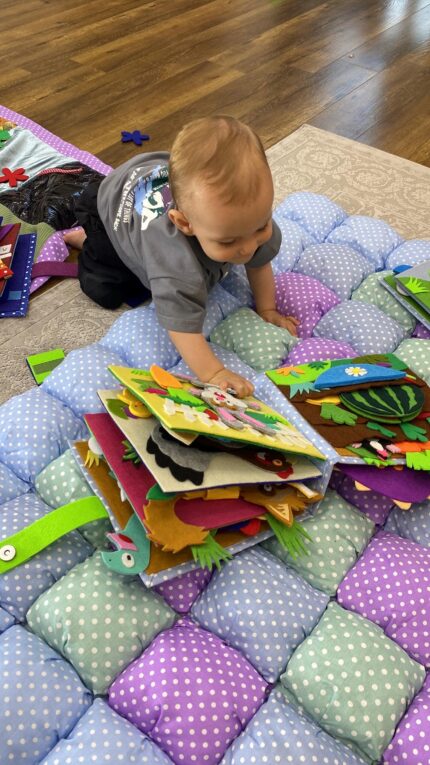 Personalized Dino Quiet Book, Farm Busy Book, Montessori Felt Activity Book, Toddler Travel Toy, Gift Age 1-5