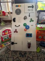 Toddler busy board for 1 2 3 year old baby boy girl, Birthday educational sensory fidget toys, gifts for kids or babies - Image 3