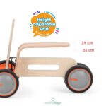 Wooden Toddler Balance Bike TriBike Adjustable Seat 25–28cm Comfortable Ride Laminated Wood Body Safe Baby Training Bike - Image 5