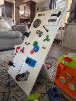 Toddler busy board for 1 2 3 year old baby boy girl, Birthday educational sensory fidget toys, gifts for kids or babies - Image 5
